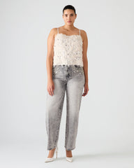 BLAKELYN FEATHER TOP IVORY