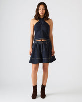 SLOAN DENIM SKIRT INK