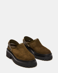 ERBA OLIVE SUEDE