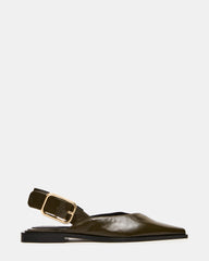 SHAY OLIVE LEATHER