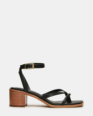 TILLY BLACK LEATHER