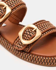 VEYA BROWN RAFFIA