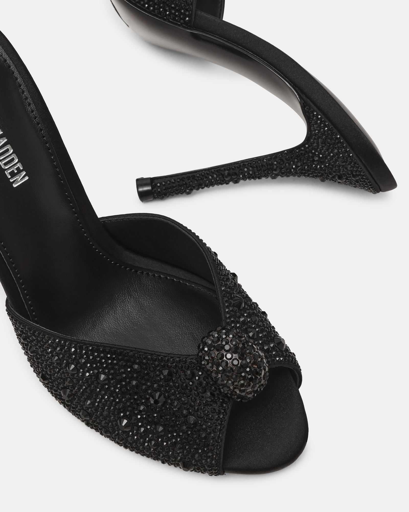 PRIYA BLACK RHINESTONES